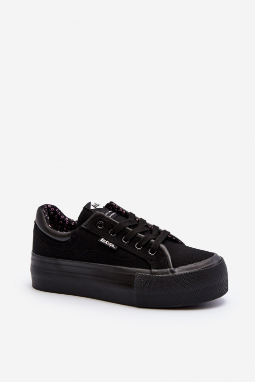 Zapatos de ocio con plataforma Lee Cooper negro