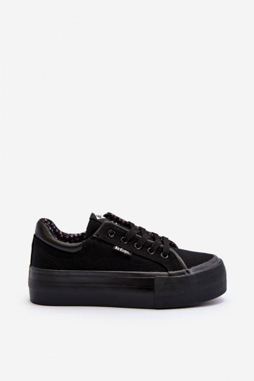 Zapatos de ocio con plataforma Lee Cooper negro