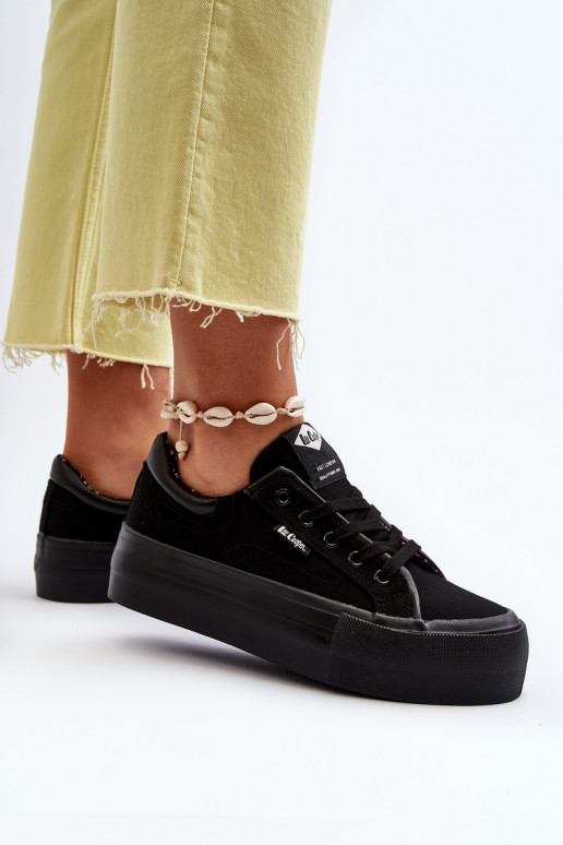 Zapatos de ocio con plataforma Lee Cooper negro