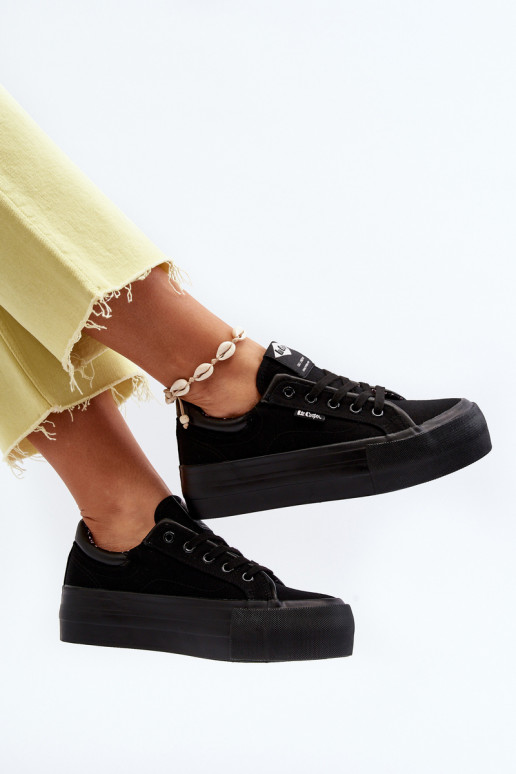 Zapatos de ocio con plataforma Lee Cooper negro