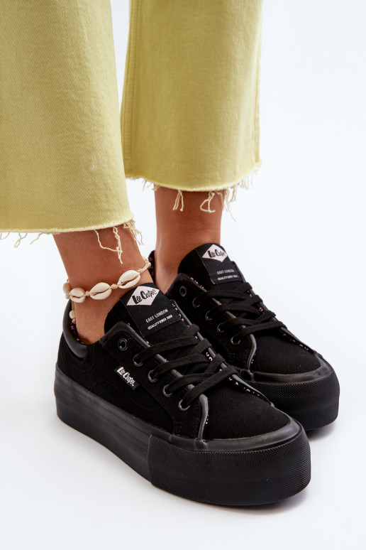 Zapatos de ocio con plataforma Lee Cooper negro