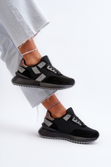 Zapatillas modelo zapatos Big Star color negro 2