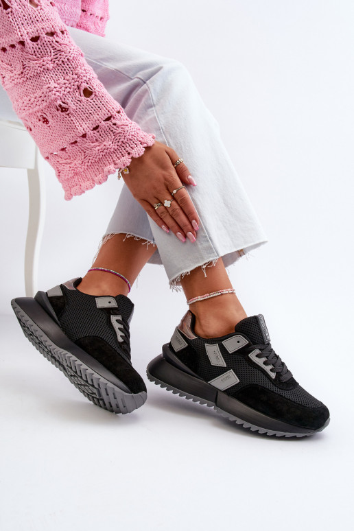 Zapatillas modelo zapatos Big Star color negro