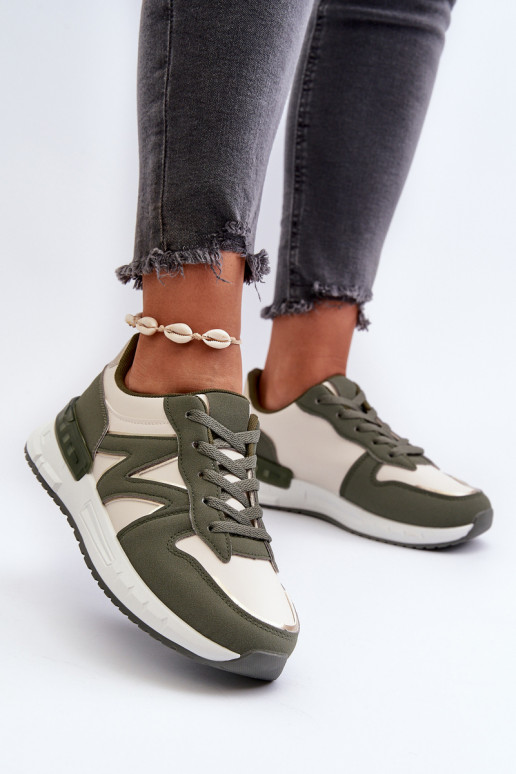 Zapatillas modelo zapatos color verde Kaimans