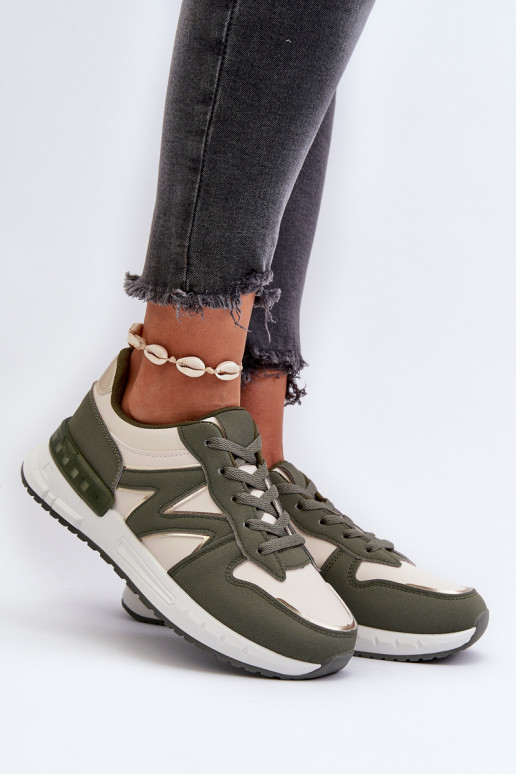 Zapatillas modelo zapatos color verde Kaimans
