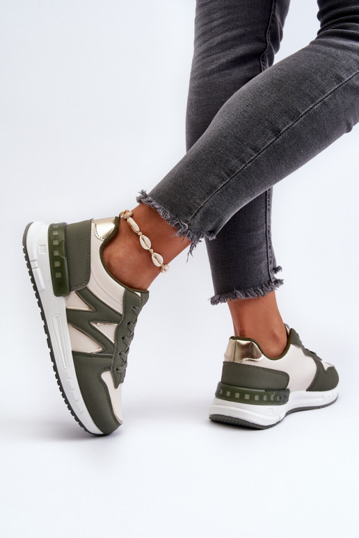 Zapatillas modelo zapatos color verde Kaimans