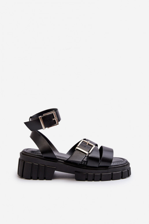 Sandalias de mujer en color negro Eladira