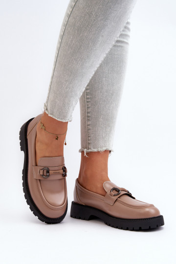 Mocasines beige Ledda