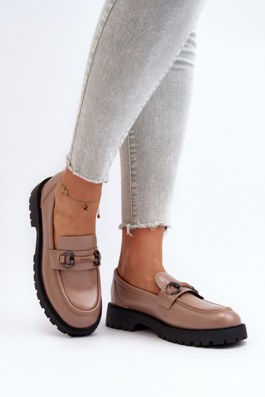 Mocasines beige Ledda