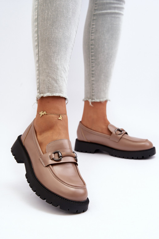 Mocasines beige Ledda