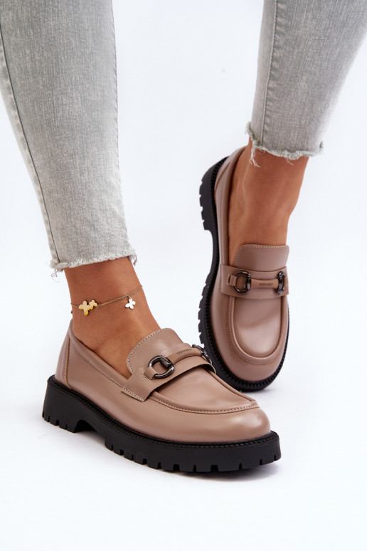Mocasines beige Ledda