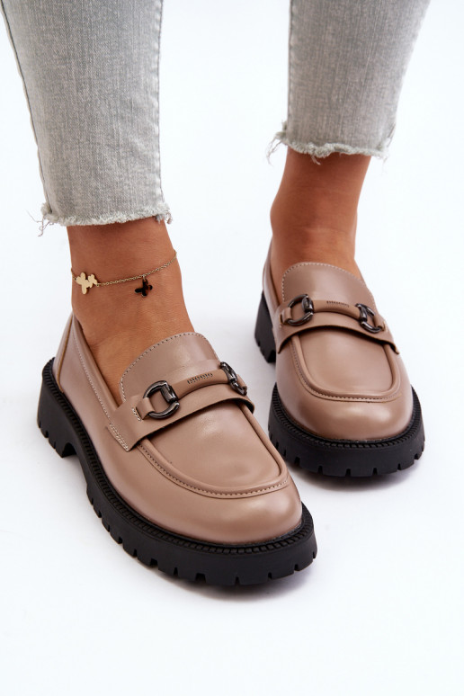 Mocasines beige Ledda