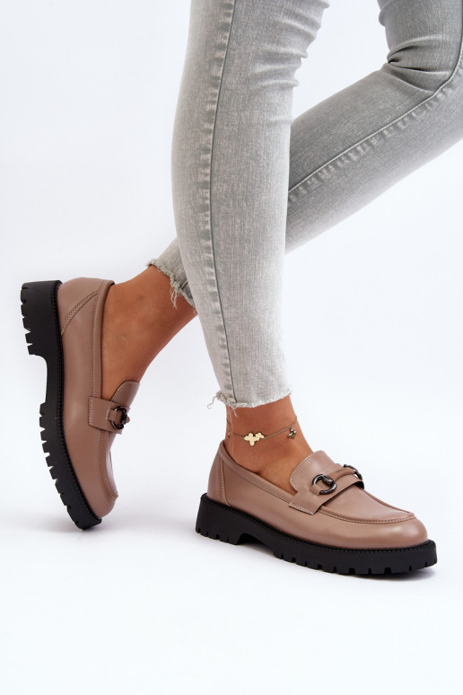Mocasines beige Ledda