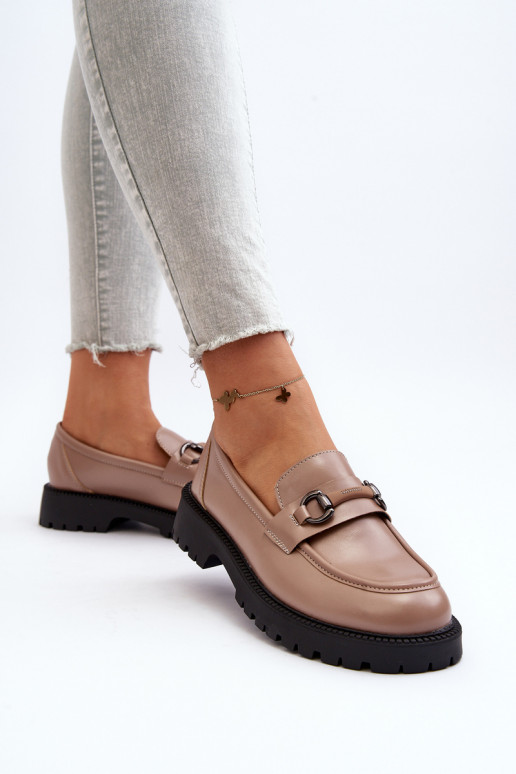 Mocasines beige Ledda