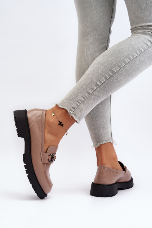 Mocasines beige Ledda