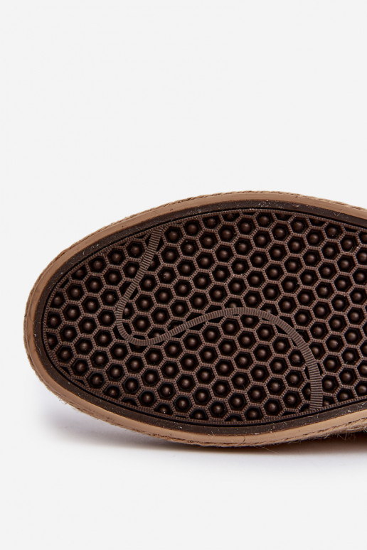 Espadrilles de ante sintético color... Espadrilles de ante sintético color...