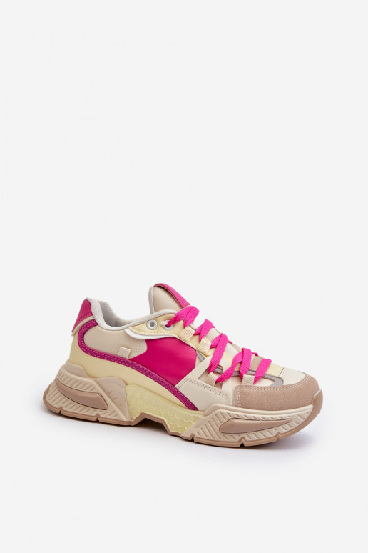 Zapatos con suela maciza en color rosa Peonema