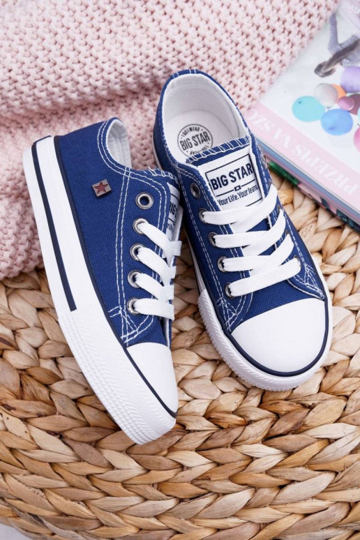 Zapatos de tiempo libre para niños Big Star azul oscuro