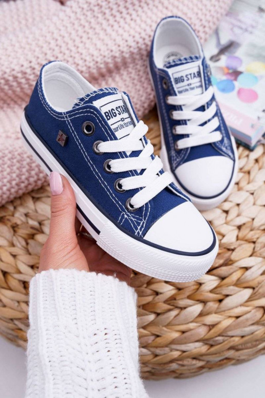Zapatos de tiempo libre para niños Big Star azul oscuro