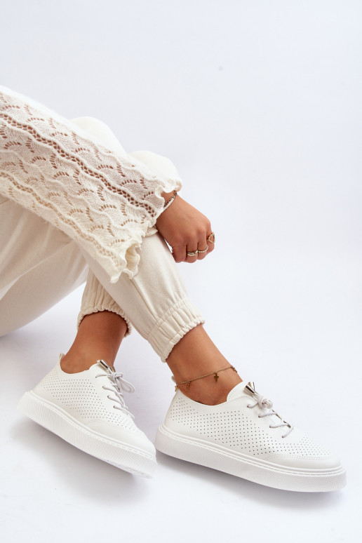 Zapatos casual en color blanco Unassemia