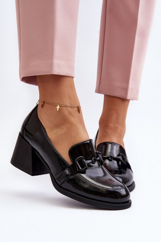 Zapatos lacados con tacón en color... Zapatos lacados con tacón en color...