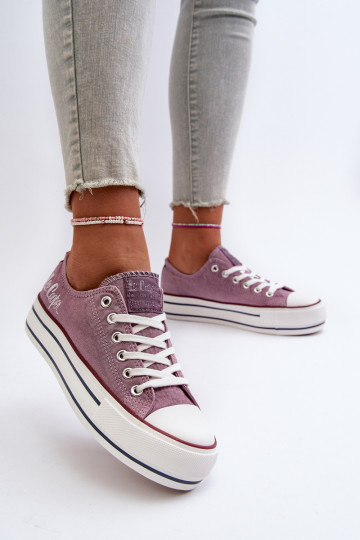 Zapatos casuales con suela maciza Púrpura Lee Cooper