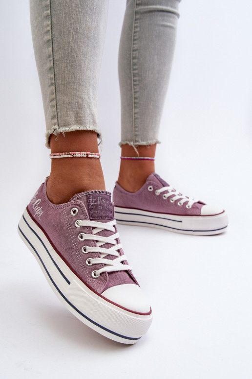 Zapatos casuales con suela maciza Púrpura Lee Cooper
