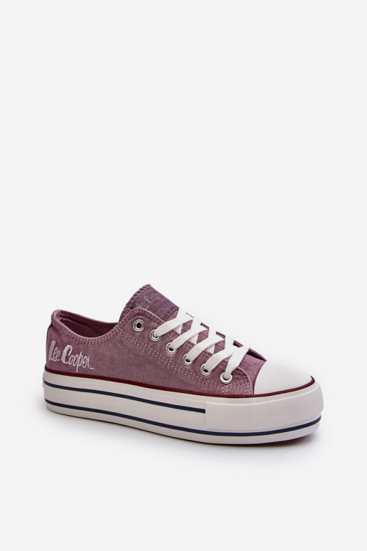 Zapatos casuales con suela maciza Púrpura Lee Cooper