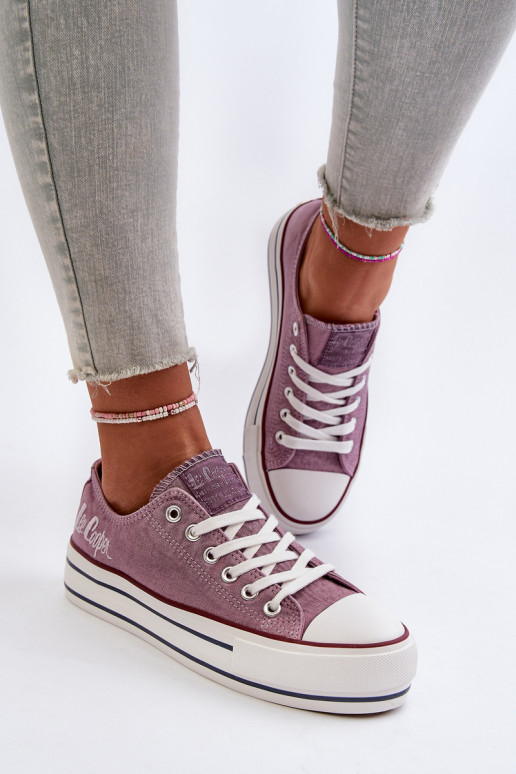Zapatos casuales con suela maciza Púrpura Lee Cooper