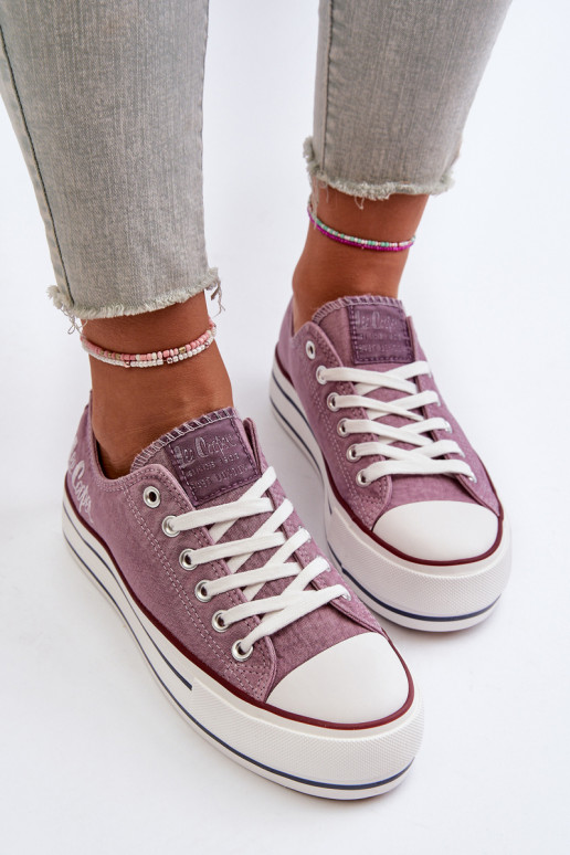 Zapatos casuales con suela maciza Púrpura Lee Cooper