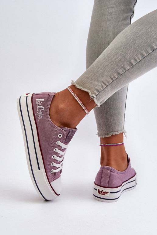 Zapatos casuales con suela maciza Púrpura Lee Cooper