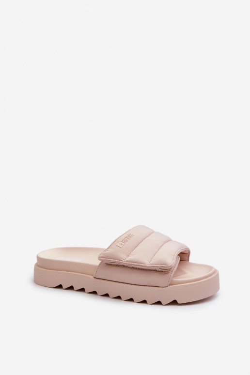 Sandalias con plataforma Big Star beige