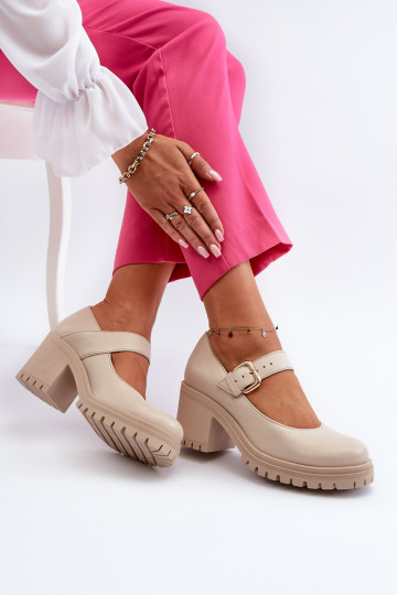 Zapatos Zazoo beige 2