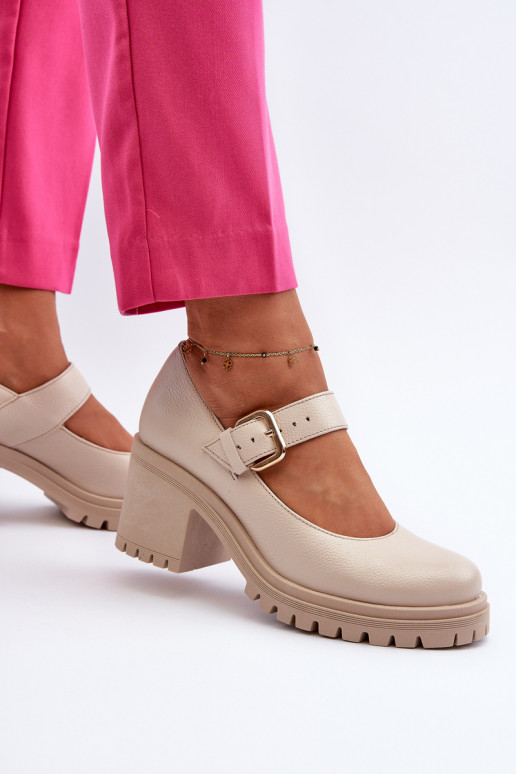 Zapatos Zazoo beige Zapatos Zazoo beige