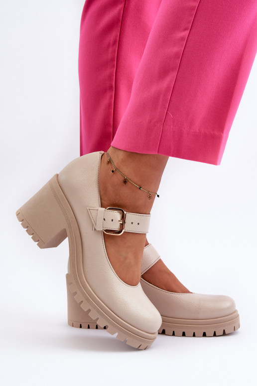 Zapatos Zazoo beige Zapatos Zazoo beige