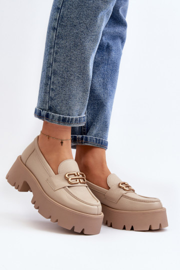 Mocasines Zazoo beige