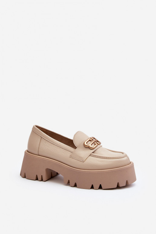 Mocasines Zazoo beige