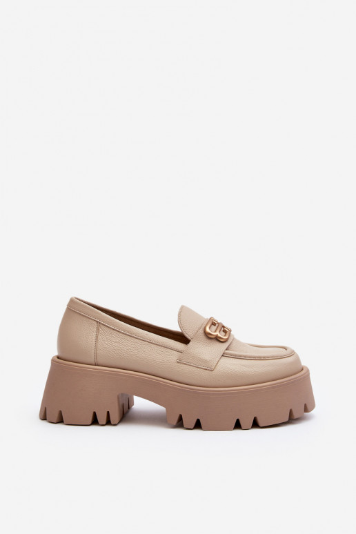 Mocasines Zazoo beige