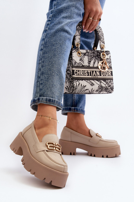 Mocasines Zazoo beige