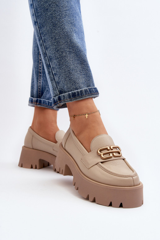 Mocasines Zazoo beige