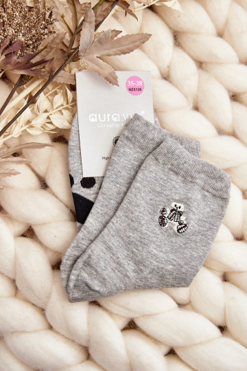 Calcetines de algodón gris... 2