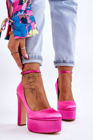 Tacones altos rosa Hayden