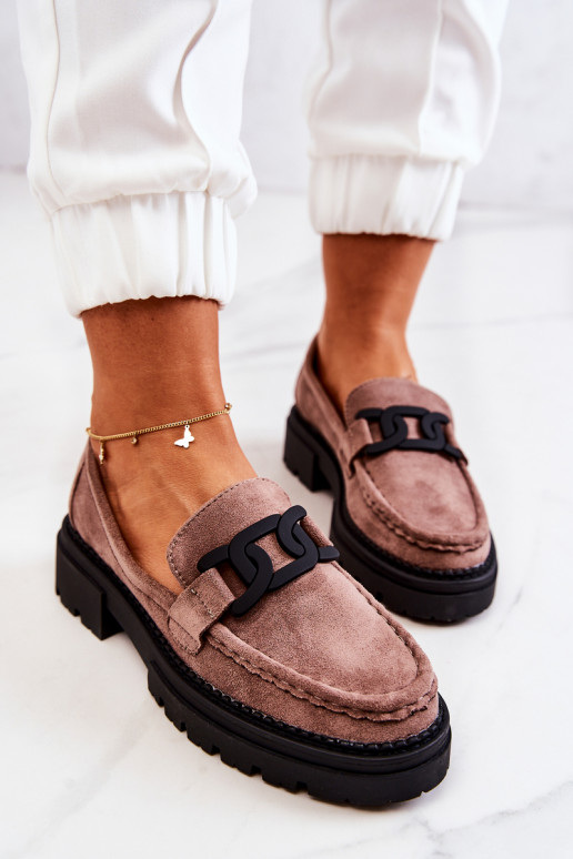 Botas de ante con adornos La.Fi Cappuccino de Laurene