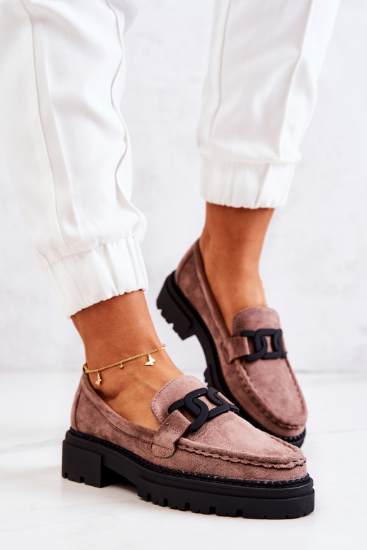 Botas de ante con adornos La.Fi Cappuccino de Laurene