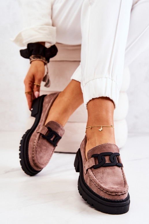 Botas de ante con adornos La.Fi Cappuccino de Laurene