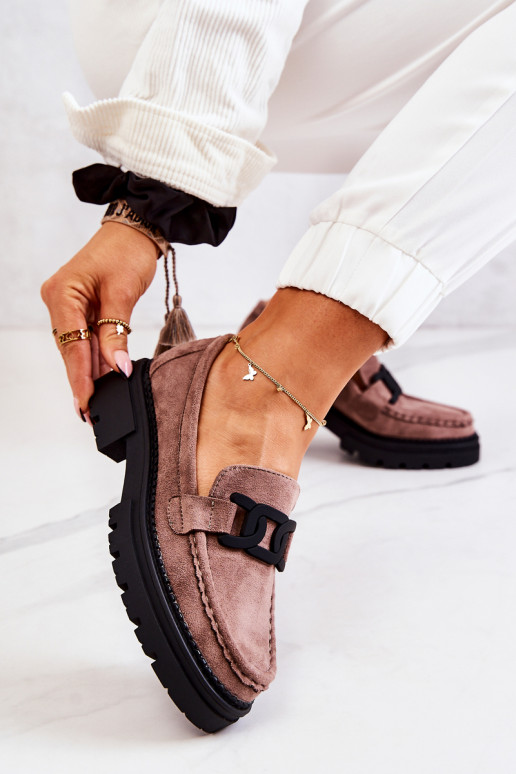 Botas de ante con adornos La.Fi Cappuccino de Laurene