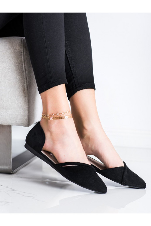 Bailarinas de ante con elementos de... Bailarinas de ante con elementos de...