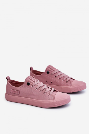 Deportivas modelo clásico suela plana Big Star color rosa 2