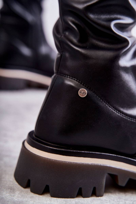 botas por encima de la rodilla GOE KK2N4024 negro