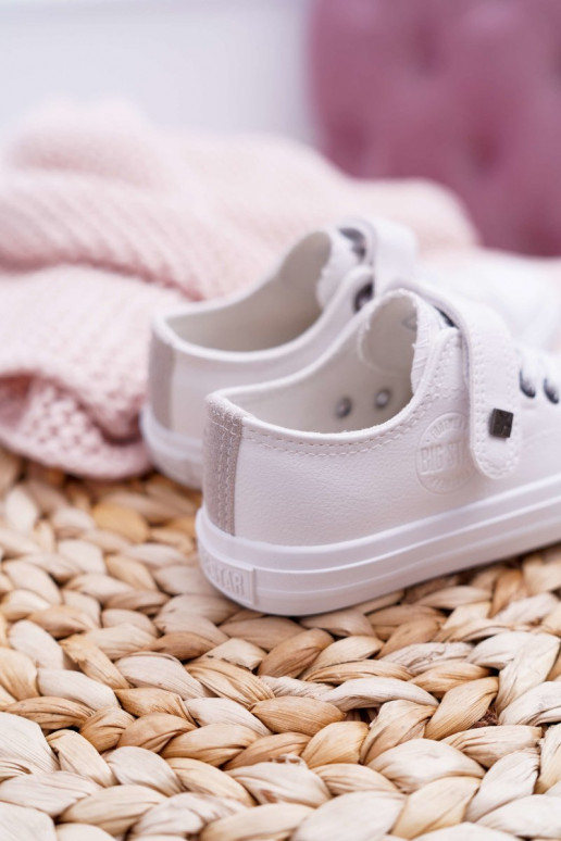 Zapatos ocio infantil BIG STAR color blanco